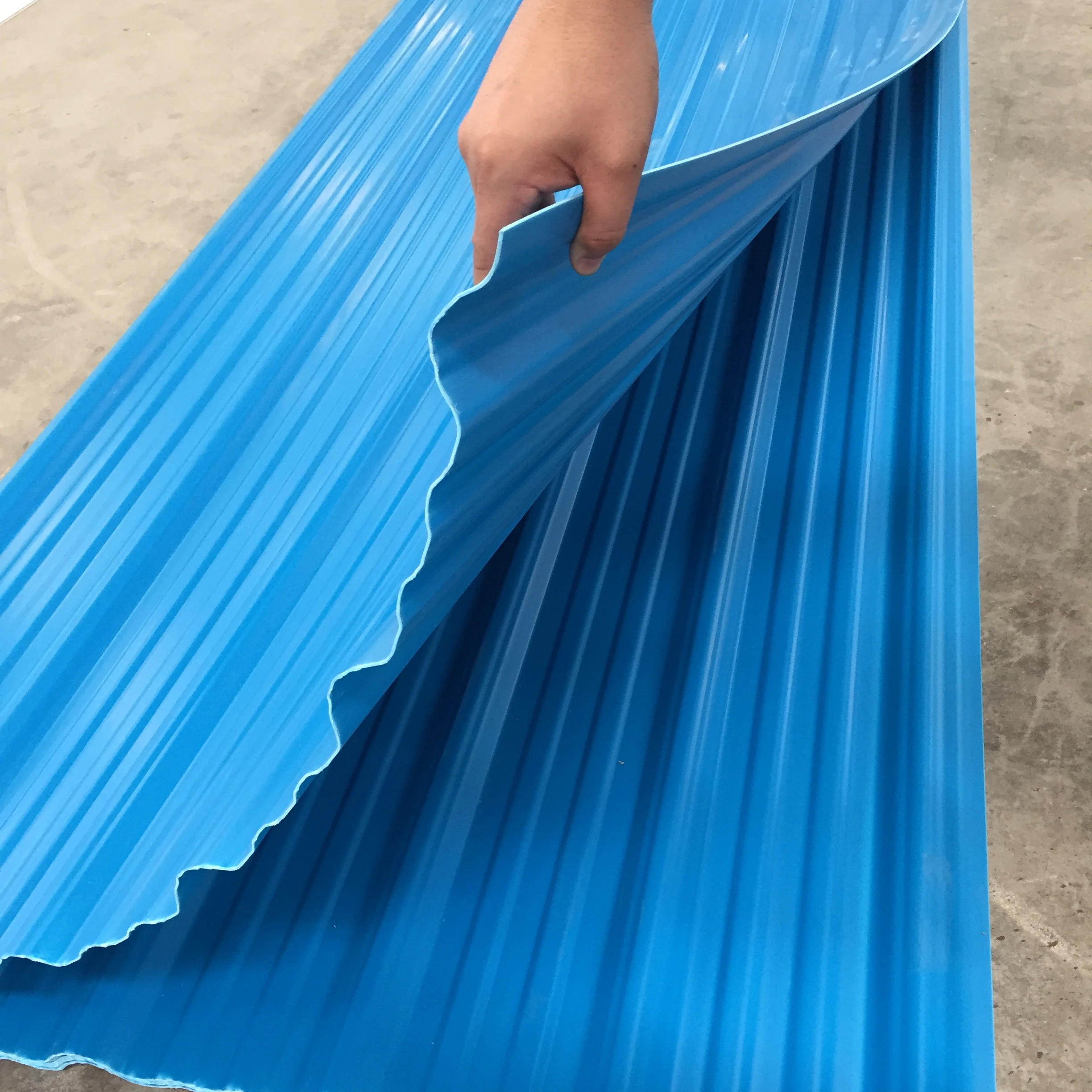 Long span upvc roofing sheet pvc roofing sheets double layer price for sale
