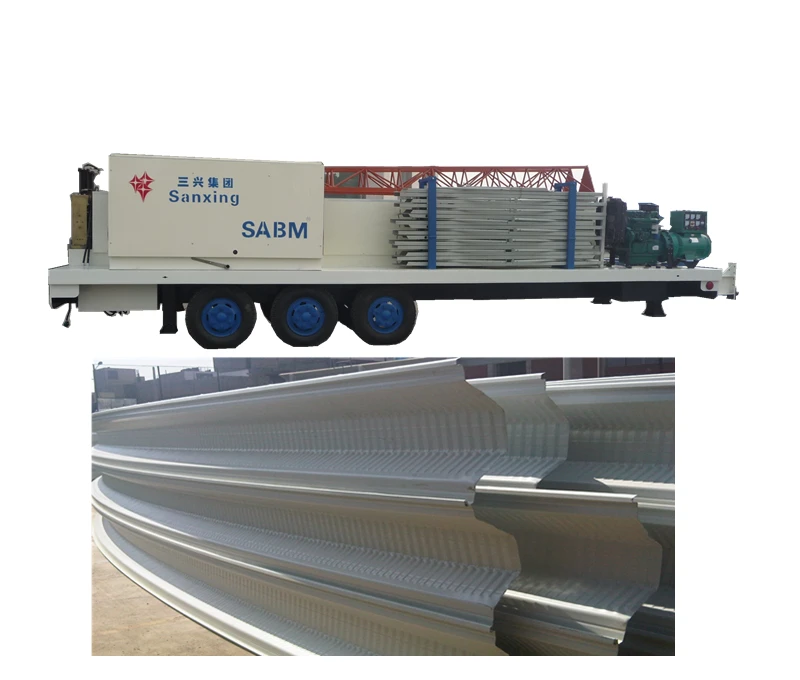 SABM-1220-800 k q span arch roof PPGI roll forming machine