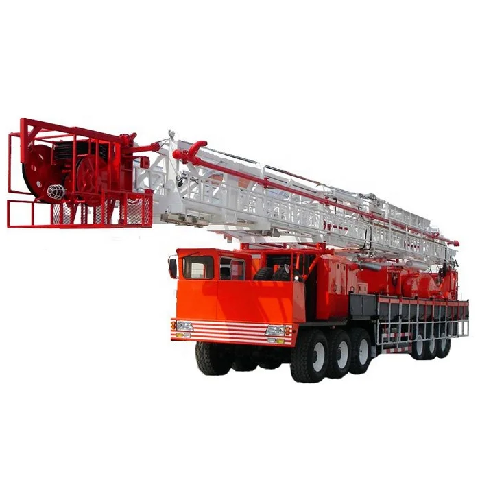 
1000HP truck-mounted ZJ40 drilling rig workover rig 