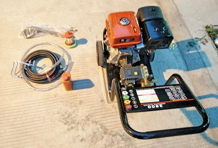 gasoline car cleaning high pressure washer Continuous high pressure washer gasoline 250kg