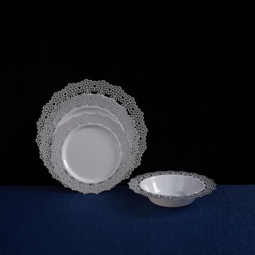 Transparent Low Price Irregular Square Plate For Dinner Party Camping Wedding Plastic Tableware Plate restaurant plastic plates