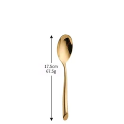 Gold Plated Knife Fork Spoon Talher Cutlery Sets Luxury High Quality Stainless Steel Flatware Sets for Wedding Restaurant Hotel