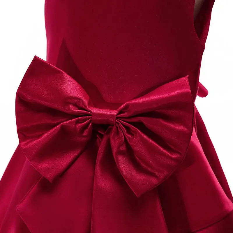 2020 Hot Sell Fashion Summer Girls Formal Dress Kids Sleeveless Bridesmaid Princess Dresses For princess girls dress