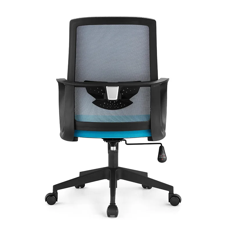 Lumbar Support Rotary Ergonomic Staff Office Mesh Chair Luxury Fixed Armrest Office Chair