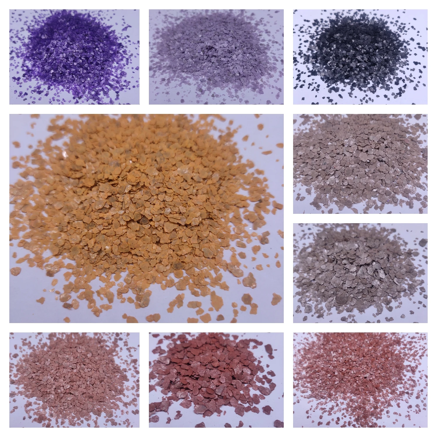 China produces cheap golden laser hexagonal sequins, happy atmosphere and colorful fragments