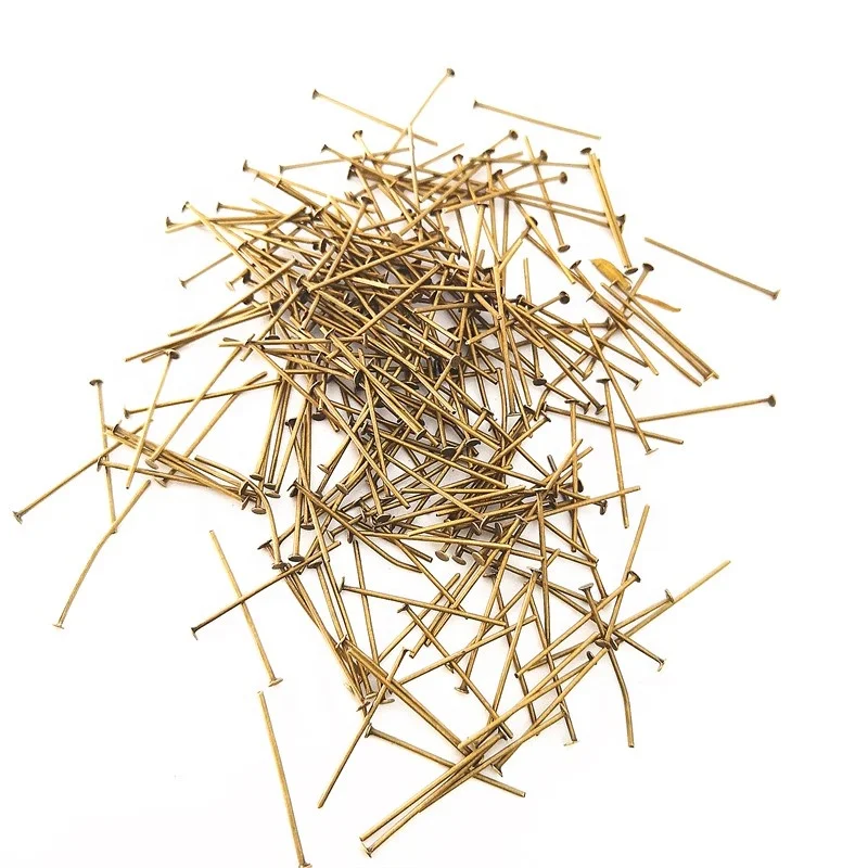 Wholesale Environmental Protection Fashion Handmade Diy Copper T Pin Beaded Jewelry Accessories