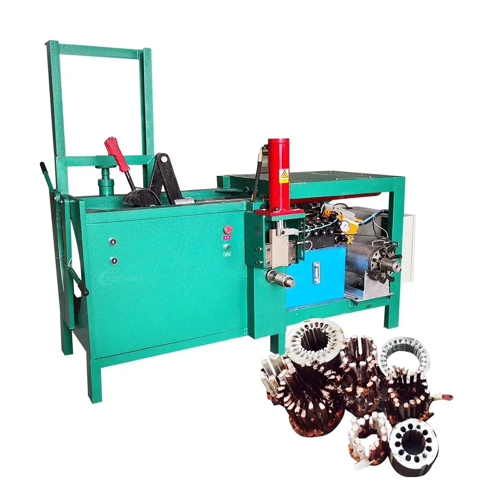 Motor Crushing Recycling Production Line Electric Motor Winding Machine Electric Motor Stator Copper Winding Cutting Machine