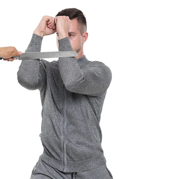 UHMWPE Work Security Knitted Knife Stab Proof  Cut Resistant Clothing Slash Resistant Clothes