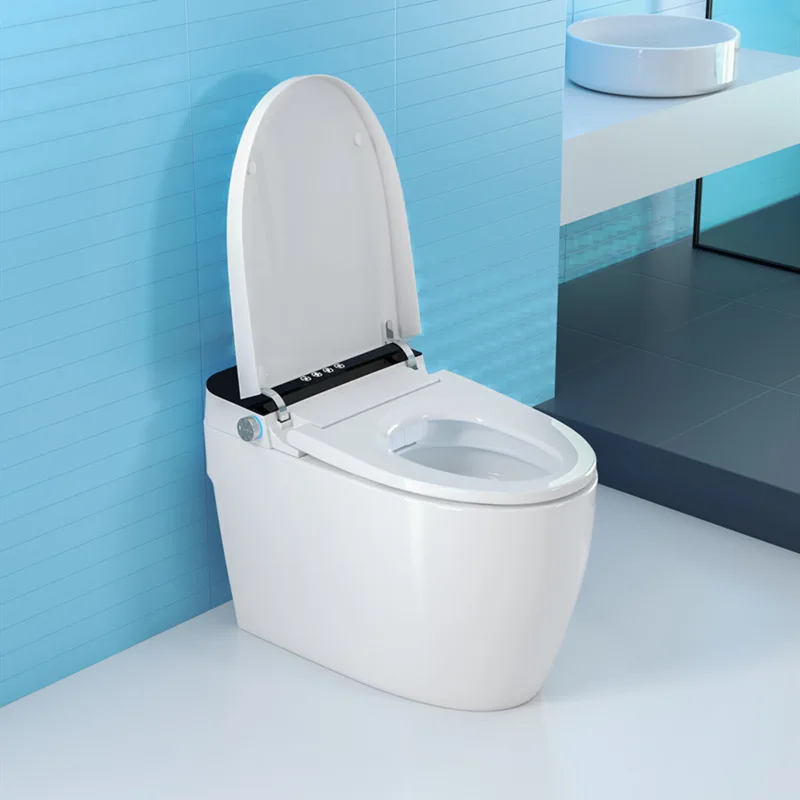 Chinese intelligent automatic commode water closet wc composting ceramic one piece toilet smart bowl