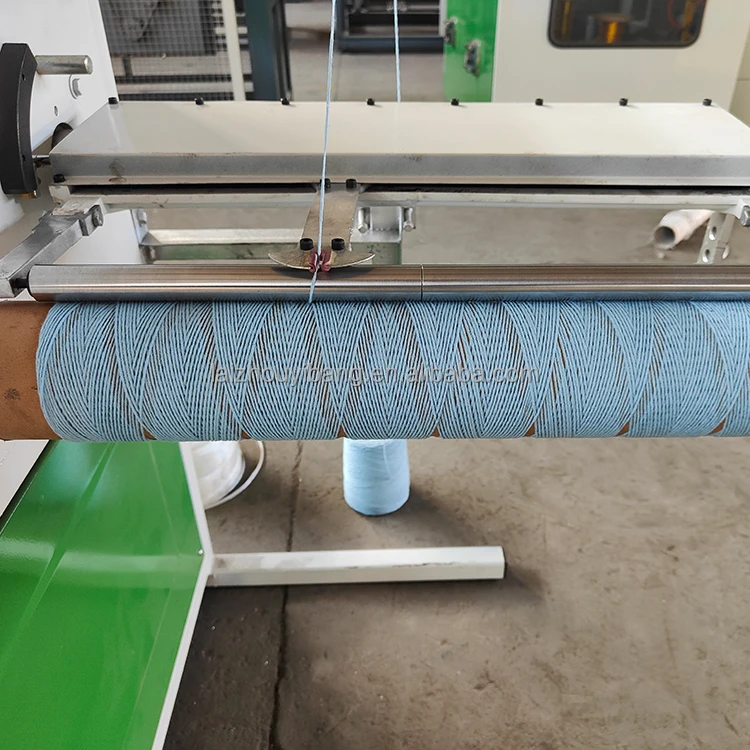 PP raffia rope spool winding machine twine rope rewinding machine