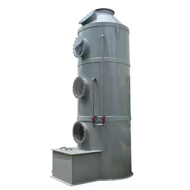 Plastic Waste Gas Treatment Printed Industry PP Spray Tower