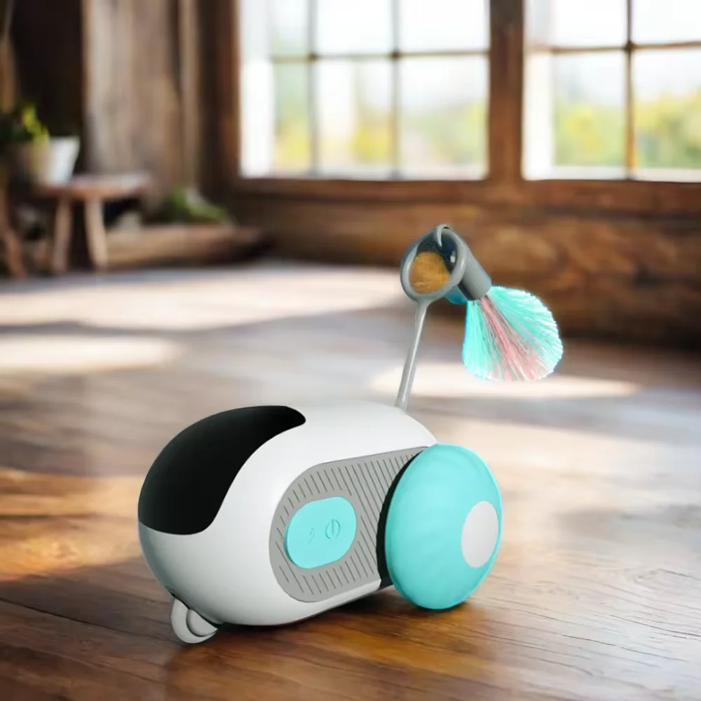 Intelligent Electric Cat Toys Intelligent Running Car Remote Control Small Fun Mouse Cat Stick Pet Interactive & Movement Toys