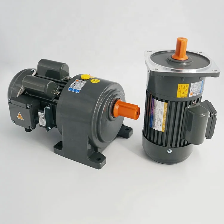 Популярный однофазный фланцевый винтовой редукторный мотор 1hp 2hp 3hp 4hp 5hp