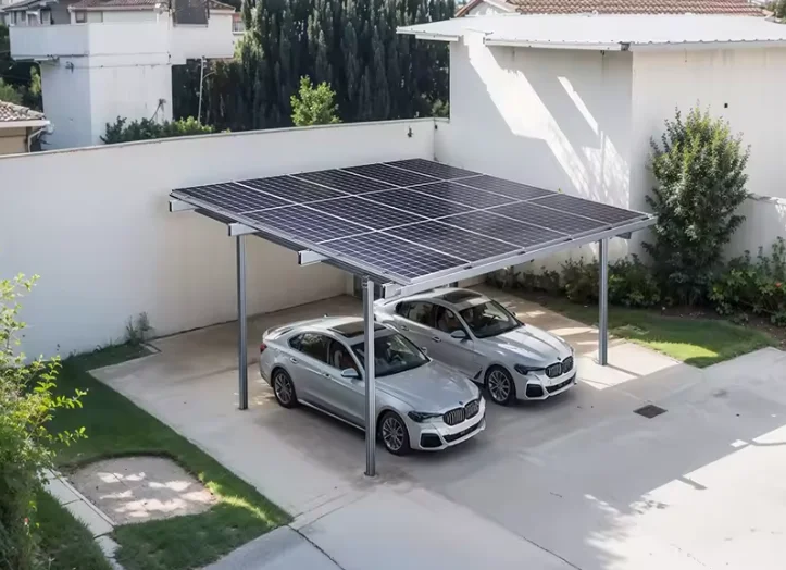 Wholesale Price Solar Carport Home Canopy Bracket  Aluminium Frame Carport Solar Mounting Rack