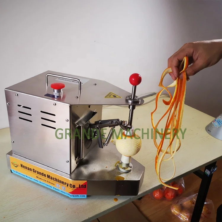 Good Peeling Effect Small Lemon/Orange/Pear/Peach/Kiwifruit Skin Removing Fruit Peeling Machine for Sale IN USA/Canada, ETC