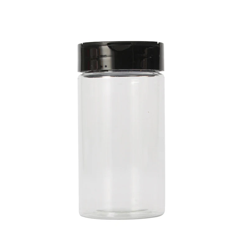 2021 Popular Sales Kitchen Plastic Spice Jars And Salt Bottle Pepper Chili Shaker Garlic Spice Bottle With Customized Lid
