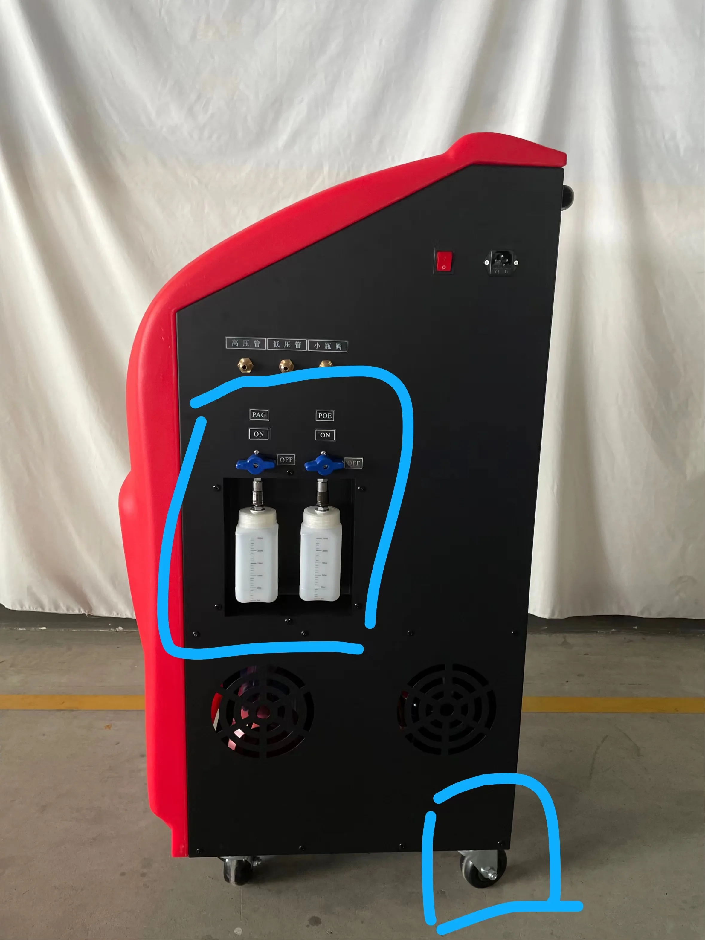 Automatic Refrigerant Filling Machine Car A/c Refrigerant Recovery Recycling Charge Machine