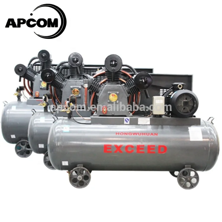  Поршневые воздушные компрессоры APCOM мощные с низким уровнем шума 15 кВт 20 л.с. резервуаром на 500 литров