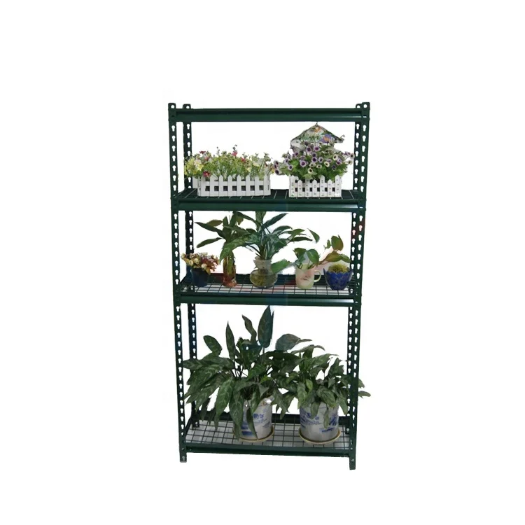 Household simple light duty angle steel rack