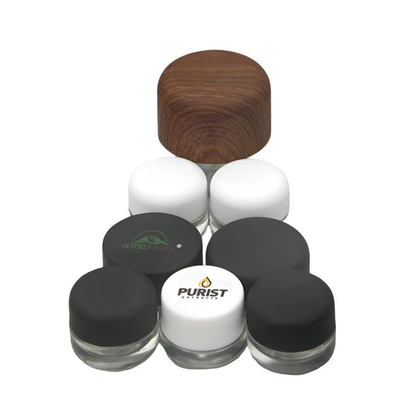 2022 Shenzhen High Quality Custom Small Size Glass Jars Bottle Box Packaging with Plastic and Metal Lids