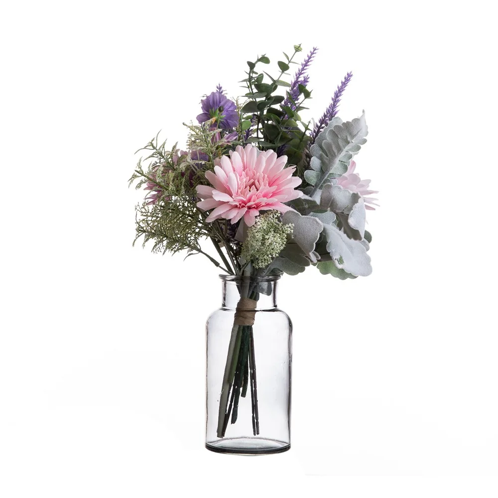 New design Artificial Gerbera Bouquet New Design Garden Wedding Decoration Silk Flowers