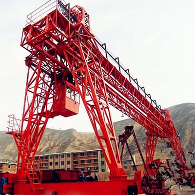 Mobile Gantry Crane Truss Box Type Max Moment 30 ton 50 ton Customized Capacity with Railway Track and Bus Bar