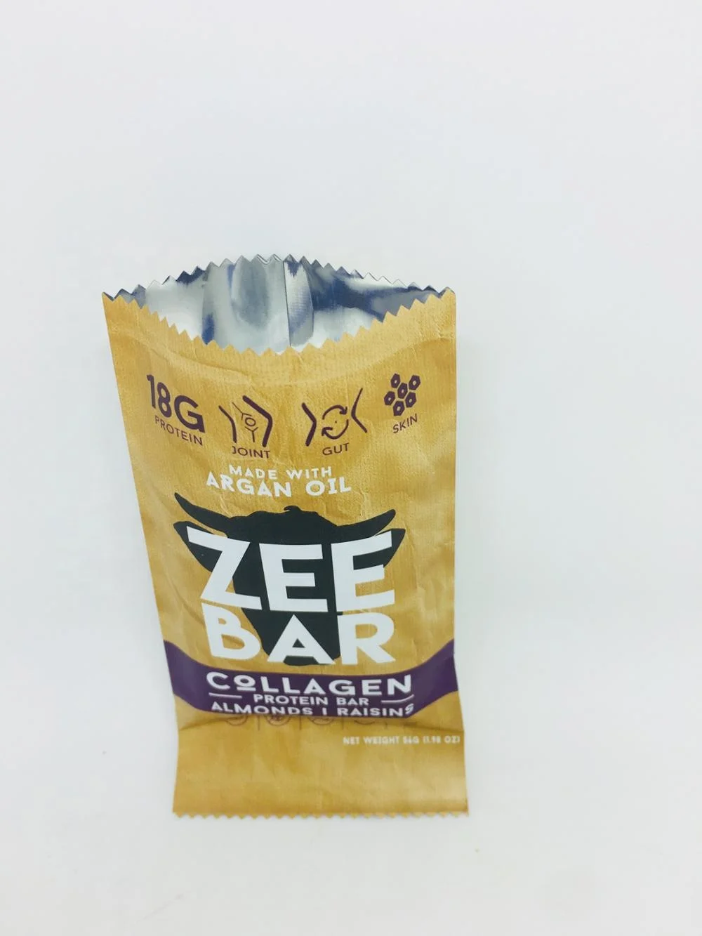 
2020 private label aluminum foil wrapper protein bar packaging 