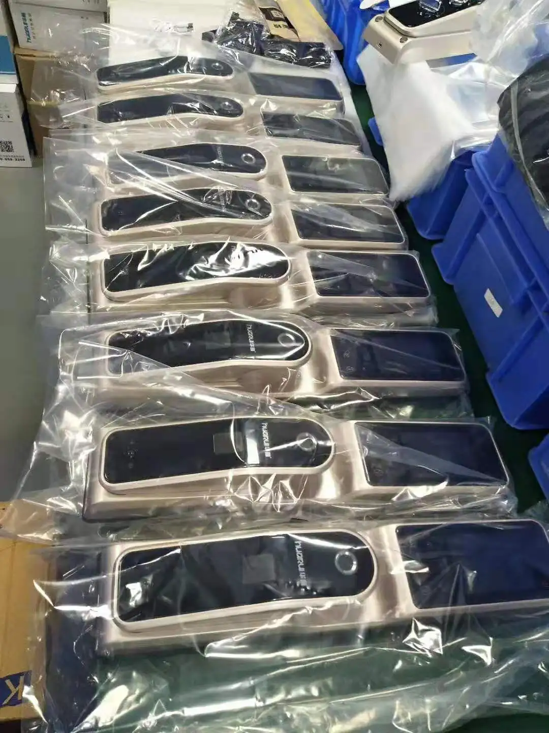 Huarui lock H10 cerradura smart finger print facial recognition door lock