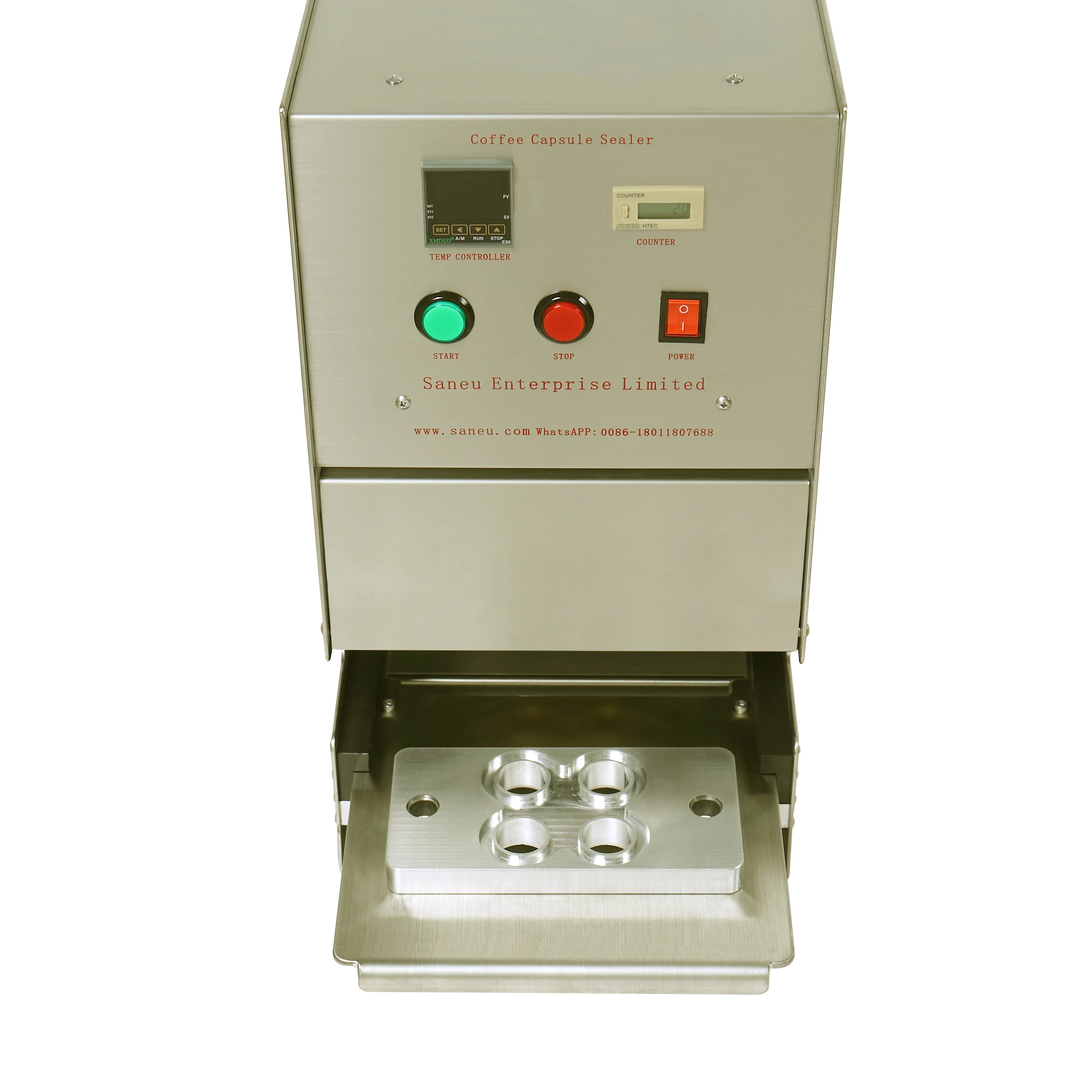 wholesale high quality 6 holes Nespresso pod automatic sealer coffee pod heat sealing machinery