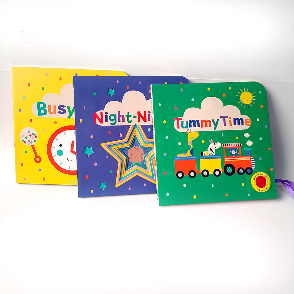 Children books custom printing Children Enlightenment baby touch kindergarten Education books