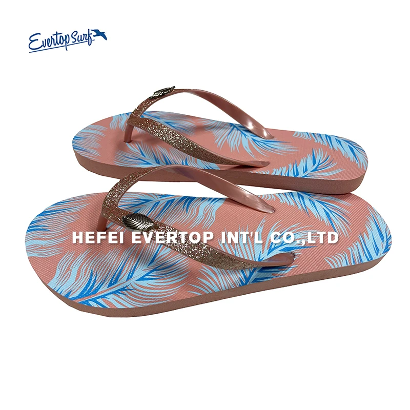 Fashion non-slippery casual summer slippers flip-flops slippers custom outdoor beach slippers