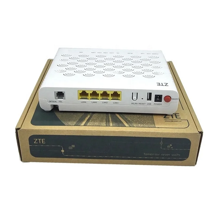  Оригинальный ZTE ZXA10 F660 GPON ONU 660 4 порта lan и 1pot WIFI F601 F643 F401 F673 английская прошивка аналогичная HG8546M хорошая