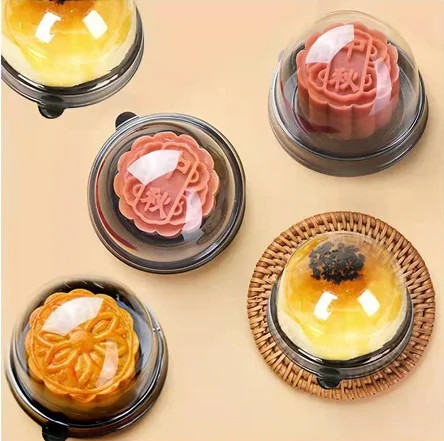 Mini Cupcake box packaging for egg-yolk puff  small cake box container