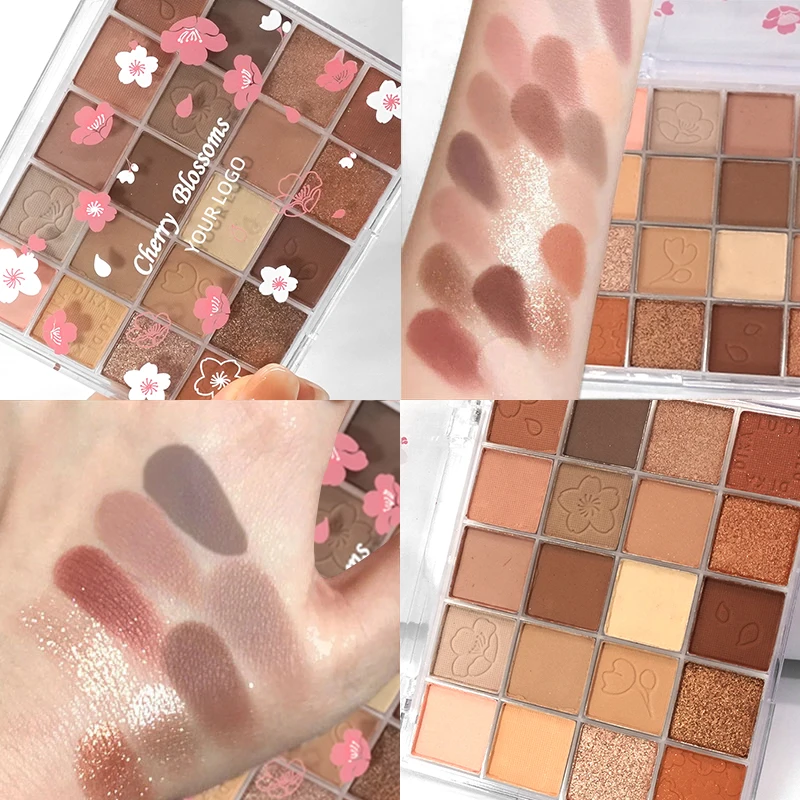20 Colors Matte Maquillaje Por Mayor Makeup Products Glitter Mud Eyeshadow Private Label Eyeshadow Palette