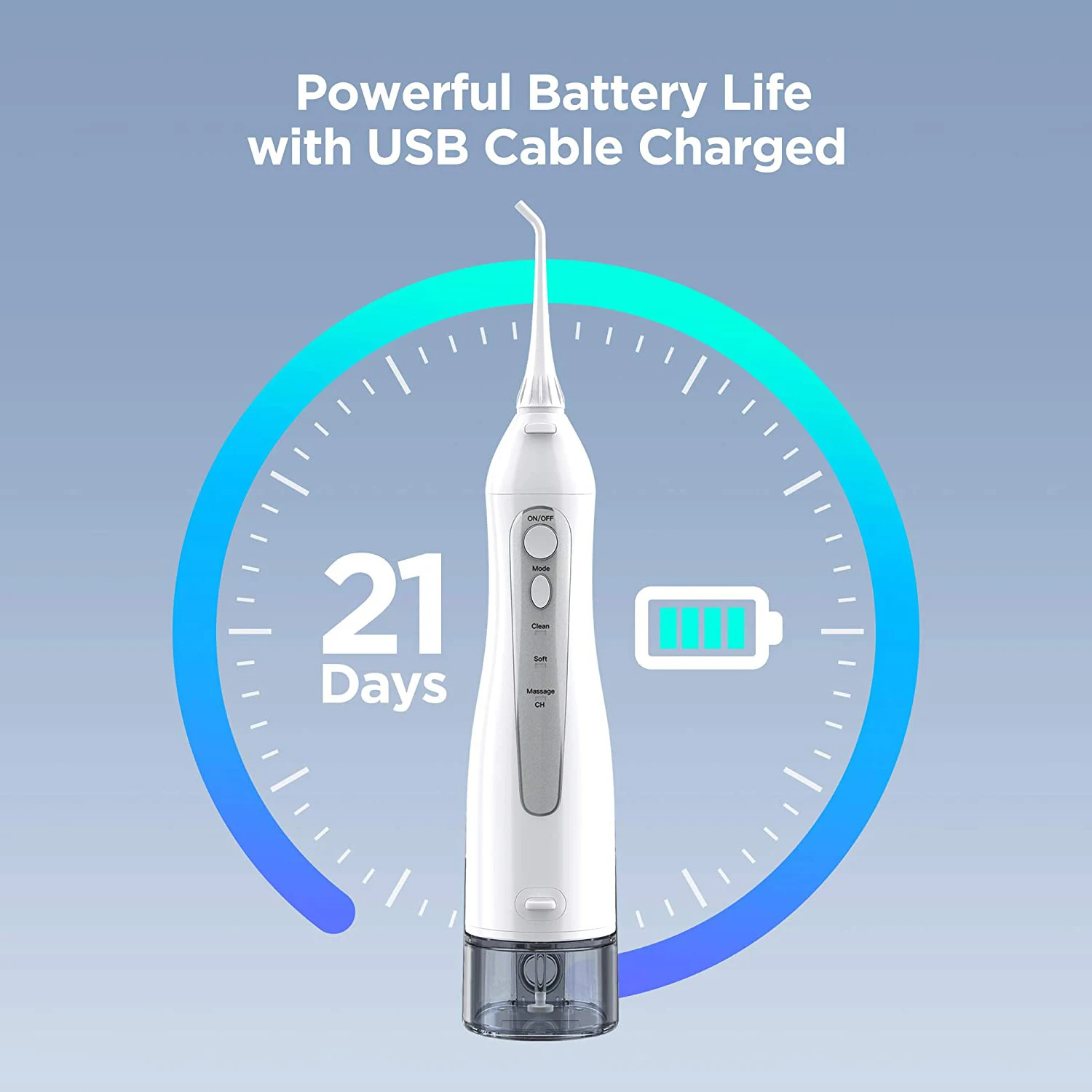 OEM 300ml Electric Oral Irrigator Teeth Cleaning Cordless Travel Water Pick Dental flosser with Bag Portable Water Flosser