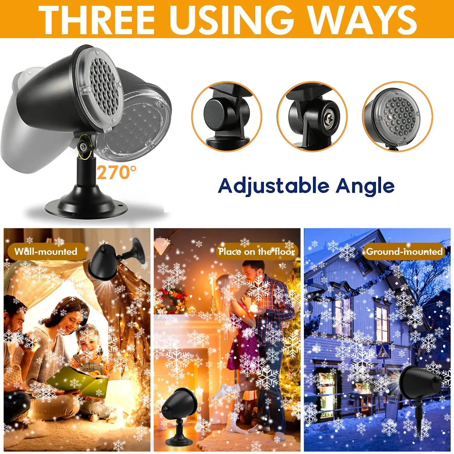 Snowflake Christmas laser projector,Christmas laser Christmas lights projector outdoor
