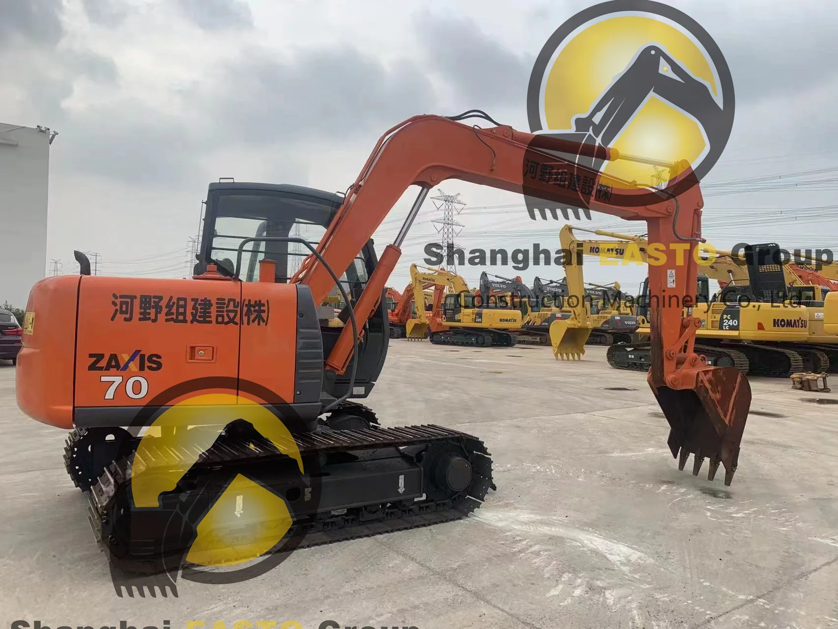 Оригинальный японский экскаватор Hitachi ZX70 по низкой цене используемый горячая Распродажа