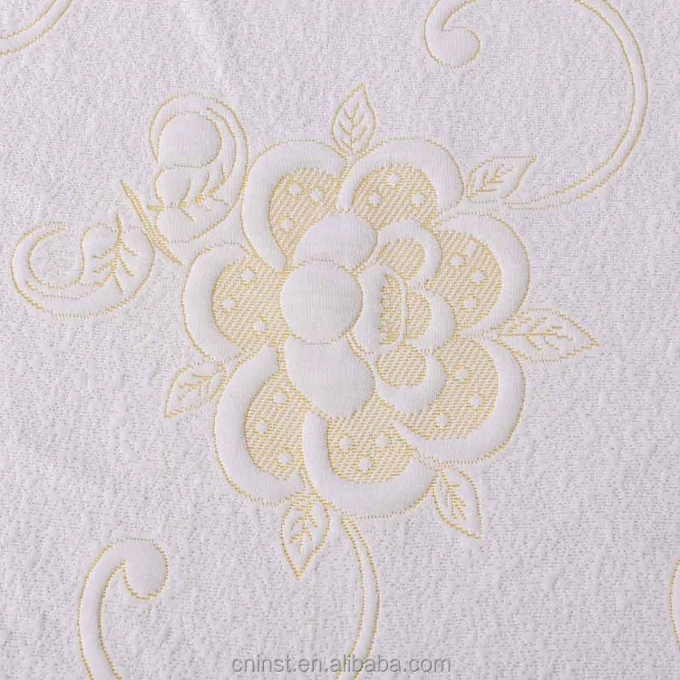 Customizable 240gsm Various Pattern Jacquard Knitted Mattress Fabric For Bed