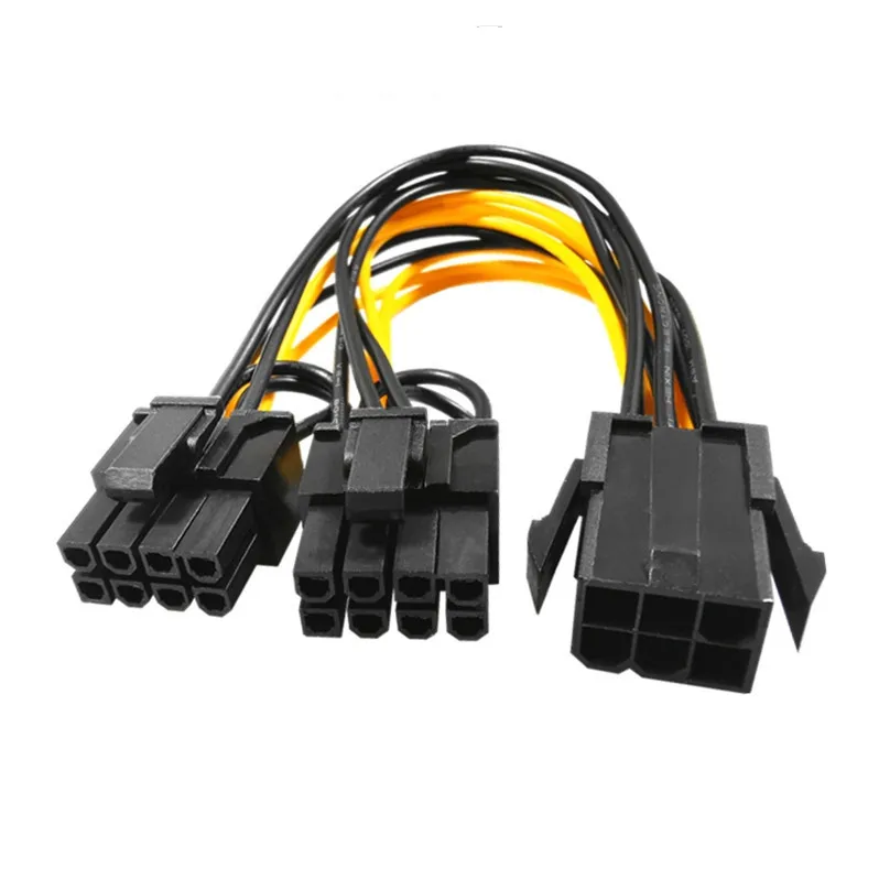 8 Pin to dual 8 (6+2) Pin PCI Express Power Converter Cable for Graphics GPU Video Card PCIE PCI-E VGA Splitter Hub Power Cable
