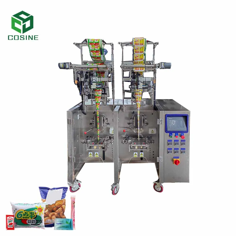 Cup measuring grain iodized salt sugar rice sachet granule packing machine