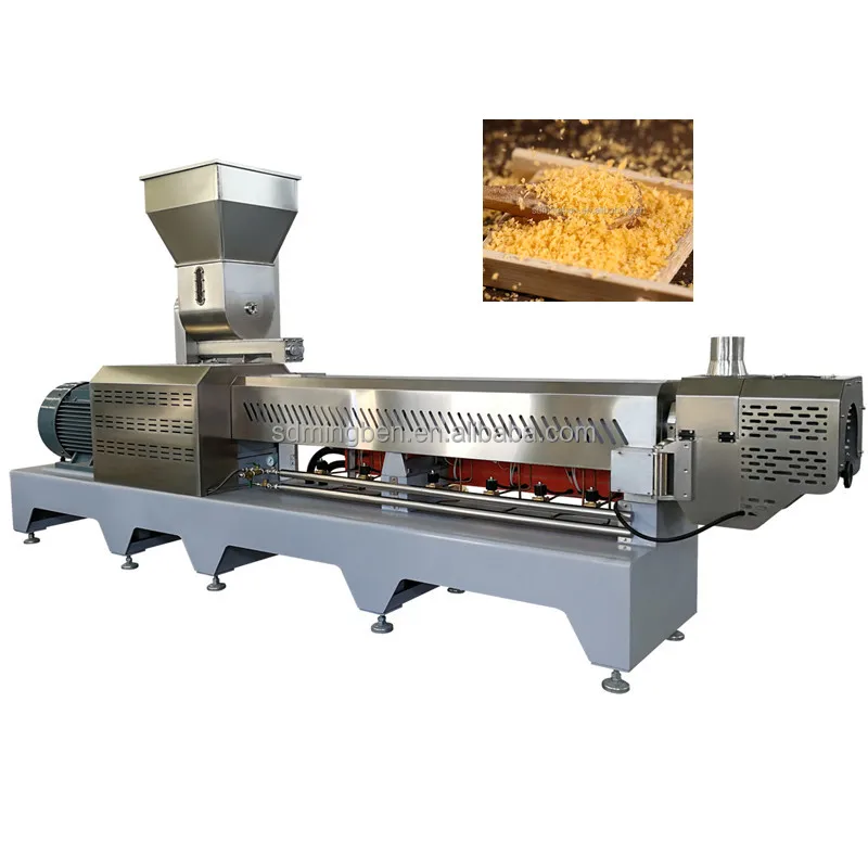 Multi-functional bread crumbs drying machine extrusion bread crumb process line for sale