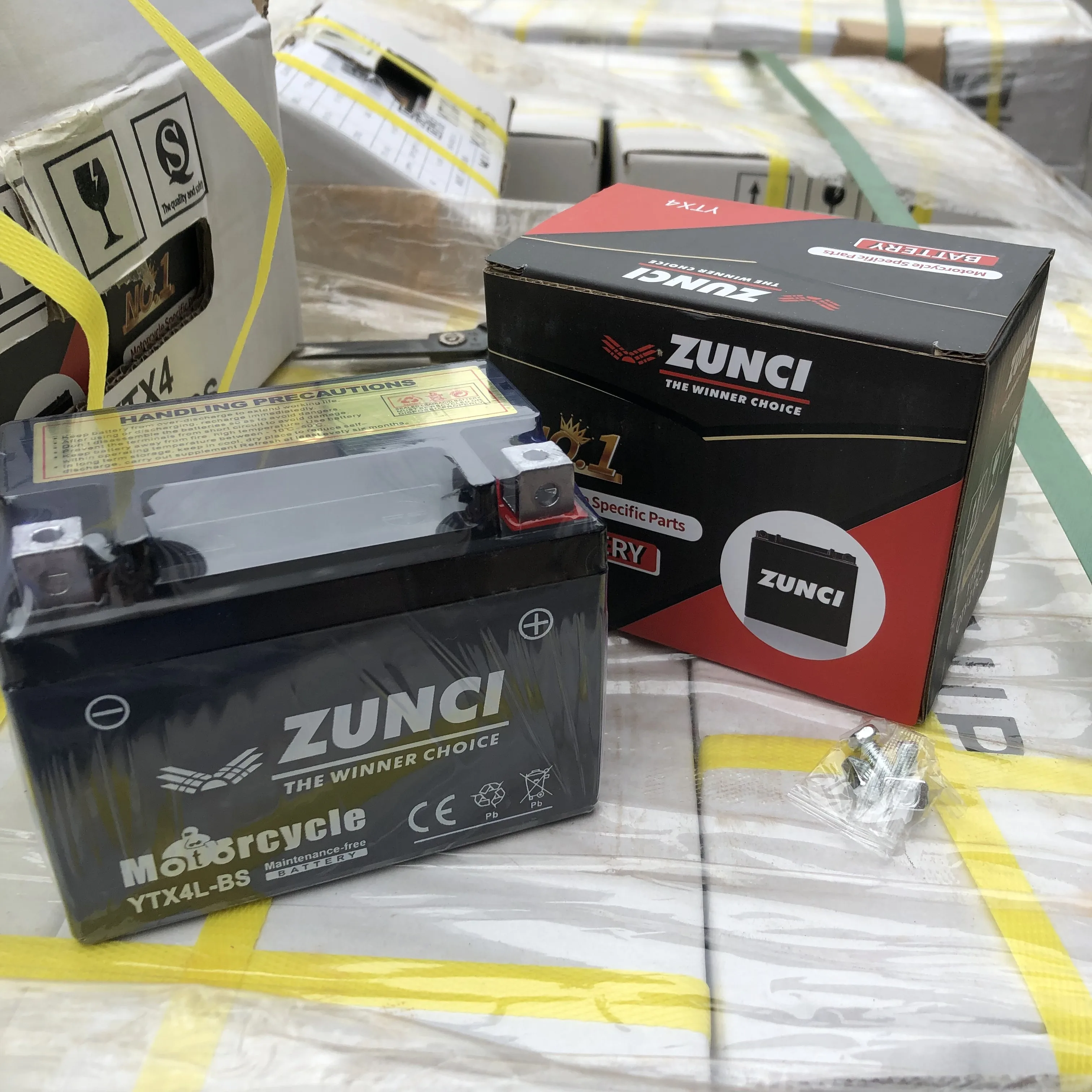 Аккумулятор для электрического мотоцикла Baterias De Moto Zunci 12v 5ah Ytx4l Ytx7l Ytx12l Ytx5l Bs Аккумулятор для мотоцикла