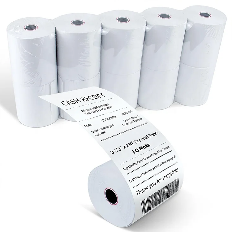 Thermal Paper 80x80 65gsm High-Quality Customization Printing Paper rolls