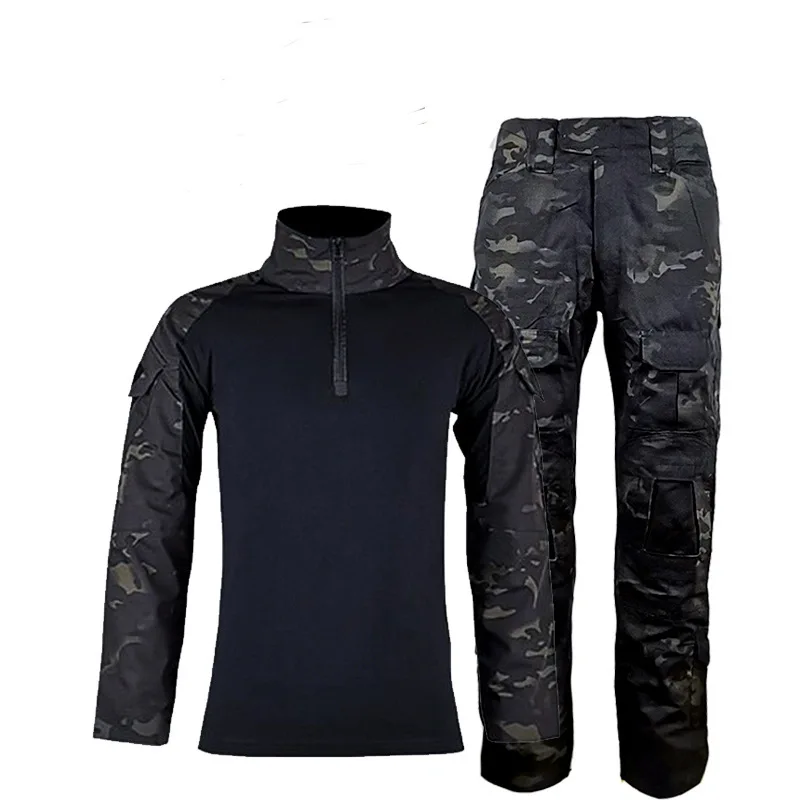 Long Sleeve Camouflage Tactical Uniform  Clothing Tactical Training Clothing for Men