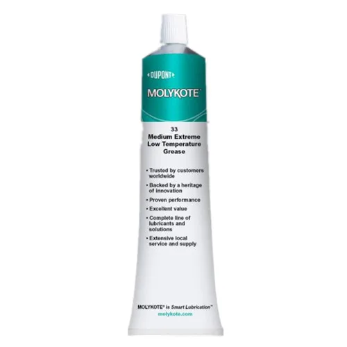 MOLYKOTE 33 Medium Extreme  Low Temperature Grease  for use under a wide range of temperature conditions for light-load