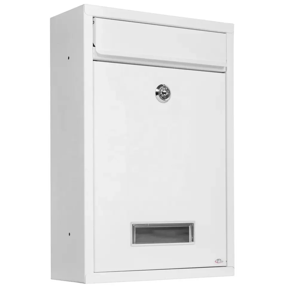 Wholesale Letter Box Outdoor Post Box Wall Mount Mailbox metal European style mailbox