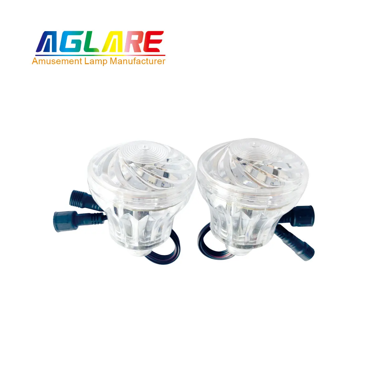 240 Degree Outdoor Led Pixel DC24 60Mm 18Leds RGB Funfair Amusement Rides Light Led Point Light