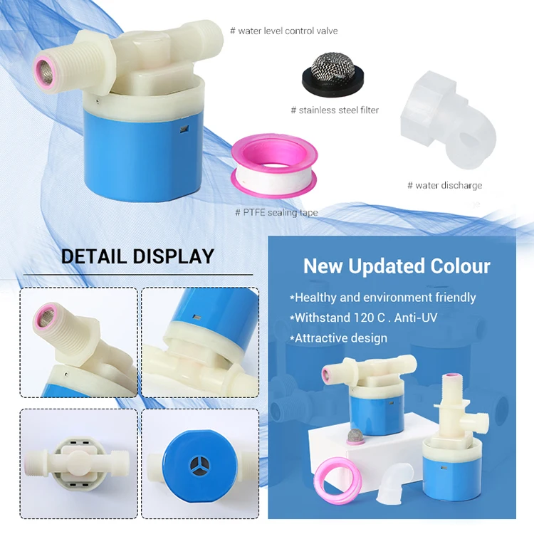 WEIER DC15 OEM manufacturer Inside Horizontal automatic control float valve for water tank