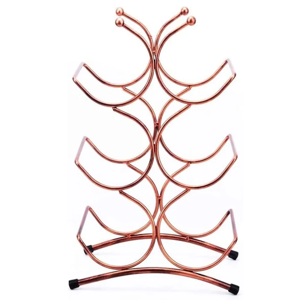 FREE SAMPLE Wine Rack Home Put Cast Dining Table Coffee Table Decoration Holder Bar Counter Wine Shelf Red Wine