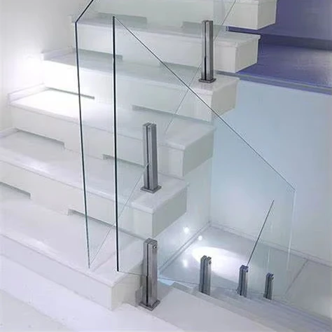 Column villa duplex loft fence platform bay window Balcony Guardrail Balustrade aluminum alloy Stair handrail railing